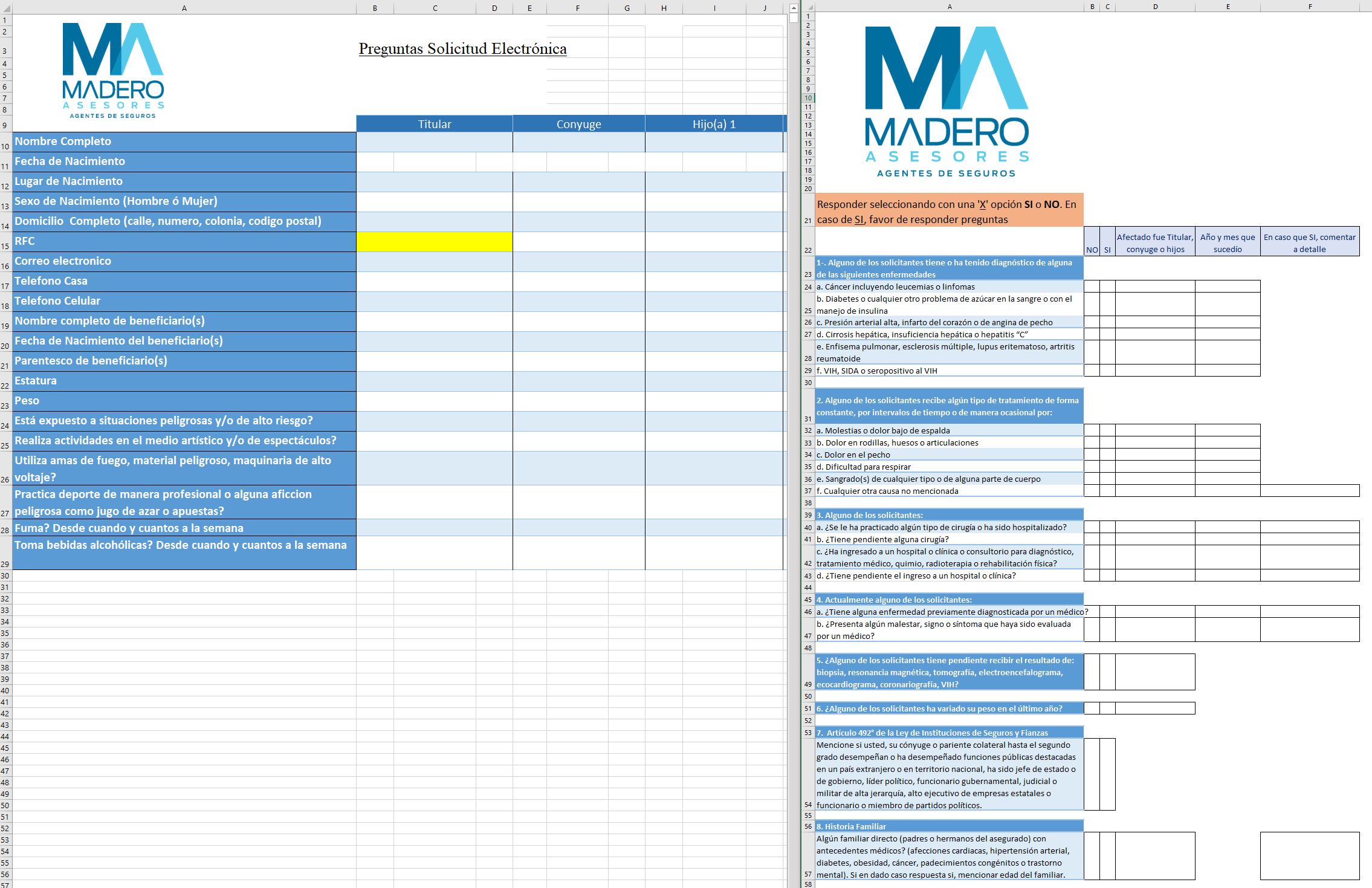 Making An Excel Template